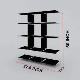 continental Closet for Clothes Almira PP Collapsible Wardrobe image 3