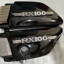a.a.i Rx100 Battery Side Panel Set with Monogram Chrome Kit (Black) Bike Fairing Kit-picture-14