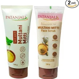 patanjali Multani Pack 100gm + Mutani scrub 100gm-picture-12