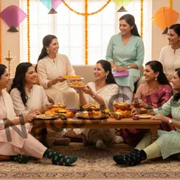 naosucura Women Printed Mid-Calf/Crew image 3