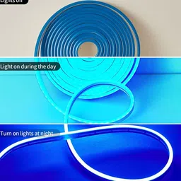 mansaa Neon Blue 5 Mtr (With 12 Volts Adapter) Strip Light image 3