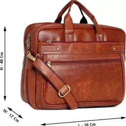 house of common Men & Women Tan Messenger Bag image 5