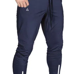 avolt Pack of 2 Men Solid Blue, Grey Track Pants image 3
