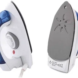 Mini Electrical Steam Iron with Foldable Handle, Compact & Lightweight-White 700 W Dry Iron-image-3