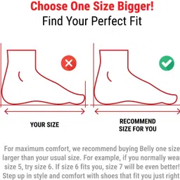 asian Fame-03 Women’s & Girls’ Lightweight Belly Memory Foam Comfort & Air-Knit Upper Bellies For Women image 3