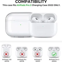 KHR Silicone Press and Release Headphone Case For Apple Airpods Pro 1st Generation 2019 , AirPods Pro 2nd 2022 image 5