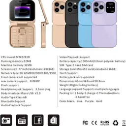 snectian Rock X Flip Dual Sim |Keypad Mobile| with 1.8" Display Call & SMS Indicator image 5