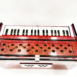 bestbrother 3 1/4 Octave+ Double Bellow+ 39 Keys+7 Stopper RED Color Harmonium 3.2 Octave Hand Pumped Harmonium-picture-40