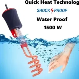 mobone ® Submersible Water Proof & Shock Proof Copper Immersion Rod for Water Heating 1500 W Shock Proof Immersion Heater Rod image 3