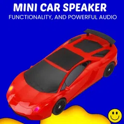 GUGGU F4 (PORTABLE BLUETOOTH SPEAKER) Dynamic Thunder Sound With Long BatteryR251 5 W Bluetooth Laptop/Desktop Speaker image 1