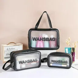nammah enterprise Women Black Cosmetic Bag-picture-38