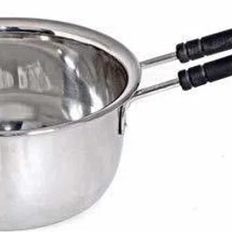 veston Stainless steel Sauce Pan for Cooking Purpose (Pack of 1) NA Pan 17 cm diameter 1 L capacity-picture-11
