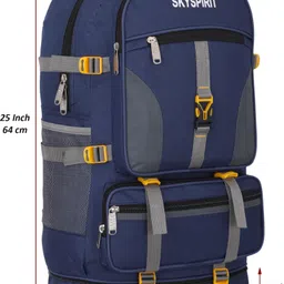 sky spirit Adventure Travel Kit | Large Rucksack & Wheeled Duffle Bag Set Rucksack - 70 L image 2