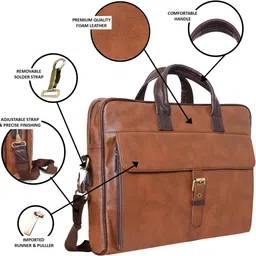 maameldi Men & Women Orange Messenger Bag image 3