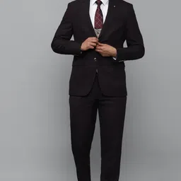 louis philippe Men Single Breasted - 2 button Solid Suit-picture-29