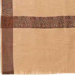 KASHMIR HANDLOOM Wool Embroidered Men Shawl-picture-24