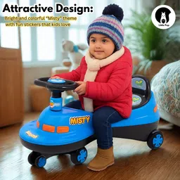 littlepup Premium Kids Swing Car Magic Twister Ride Toy Push Ride On Car Rideons & Wagons Battery Operated Ride On image 2