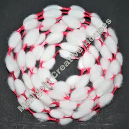 marigold creative houses MARIGOLD CREATIVE HOUSES- Cotton Vastramala or Gejje Vastra or Kapus Vastra with Kumkum (3 mtrs) Cotton Garland image 3