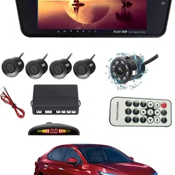 msnp 7Inch Bt Full HD Rearview Monitor Screen With Black Sensor & Camera For Car 22 Black LED-picture-24