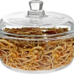 kriom Solid Microwave Oven Safe Serving Glass Bowl Set with Glass Lid, Thermoware Casserole-picture-16