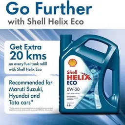 Helix Eco 0W-20 Premium Synthetic Engine Oil Shell Helix Eco 0W-20 Premium Synthetic Engine Oil Synthetic Blend Engine Oil image 2