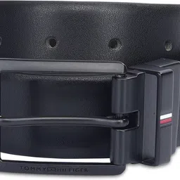 tommy hilfiger Men Casual Black Genuine Leather Reversible Belt-picture-11