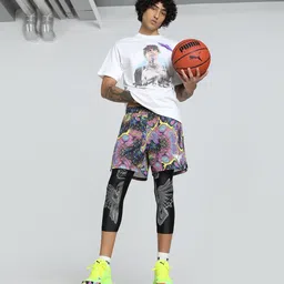 puma Printed Men Black Tights image 5