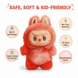 have fun Premium Labubu Cute Surprise Toy – Random Color Gift | Happiness Edition - 17 cm image 4