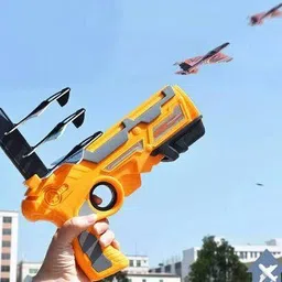 tinywonders Airplane Launcher Gun Toy, Trendy Shooting Game image 5