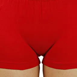 Diving deep Pack Of 2 Cotton Boy Shorts Briefs Full Panty_Pack of 2 Red_XL image 5