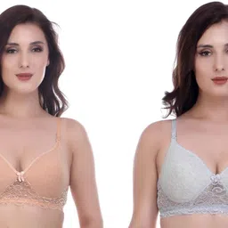 tarnpreet Pack of 2 Women Balconette Non Padded Bra image 2