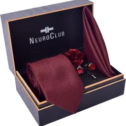 NEUROCLUB Silk Cufflink & Tie Pin Set-image-12