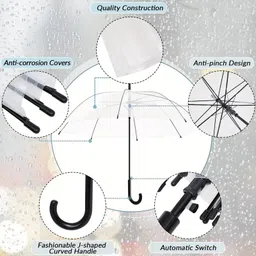 sochep Bubble Umbrella – See Through, Rain & Windproof Umbrella Umbrella image 2