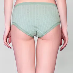 Flenzy Mid-Rise Seemless Hipster Briefs- GP107_G image 2