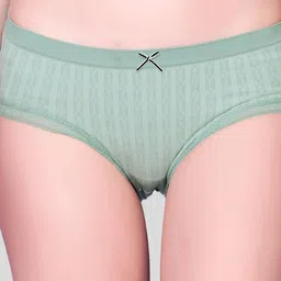 Flenzy Mid-Rise Seemless Hipster Briefs- GP107_G image 5