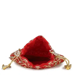 LIKAA Embellished Potli Clutch image 5