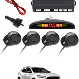 Universal 4 Black Reverse Parking Sensor With LED Display For Cars-25 4Black Parking Sensor With LED Display Increased Safety For Car-25 Parking Sensor-image-49