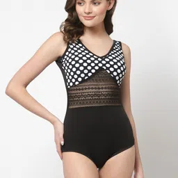 cukoo Polka Print Women White Swimsuit-picture-19