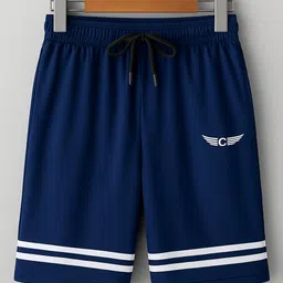 chrome & coral Striped Men Track Suit image 4