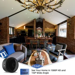 Bzrqx Mini Wireless Camera Wifi 1080P HD Battery Powered Secret Micro Night Vision Security Camera image 3