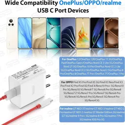 SB 80 W SuperVOOC 7.3 A Wall Charger for Mobile with Detachable Cable image 4