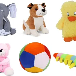 mhk Combo Of 6 Trending Soft Toys For Kids_45 - 18 cm-picture-24