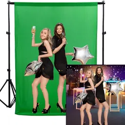 Schsteindar 6x9 FT Green LEKERA Backdrop Photo Light Studio Photography Backgaround Reflector image 2
