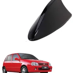 spreadx Shark Fin Roof Antenna Aerial ABS AM/FM Radio Signal for Zen - Black Whip Vehicle Antenna-picture-35