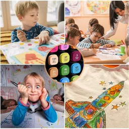 pja 24 PCS COLOR MARKERS PEN image 3