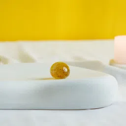 astrotalk Citrine Tumble Polished Angular Crystal Stone image 1