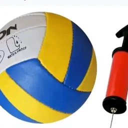 sumangalam enterprises PRESENT FANCY 18 PANNEL SOFT SYNTHETIC VOLLEYBALL WITH PUMP Volleyball - Size: 4-picture-15