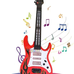 komalsg Battery Operated |Musical Guitar Toy for Kids, Learning to Play-picture-20