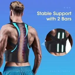 qp360 Posture corrector belt for men and women for back pain back support Back / Lumbar Support image 2