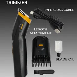 Life Creation BLACK TRIMMERAT-509 Smart Beard and Hair Trimmer for Men --79 Fully Waterproof Grooming Kit 90 min Runtime 8 Length Settings image 2